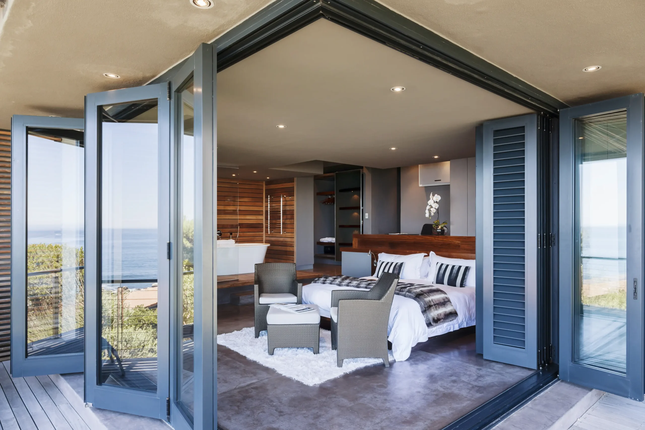 Aluminium falttüren EG Veranda