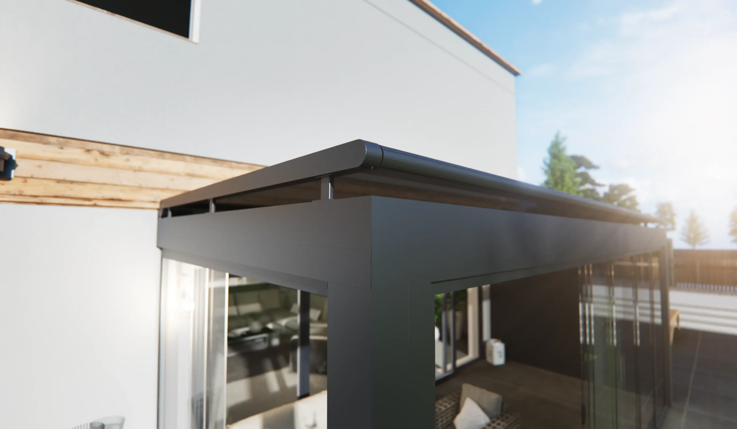 Vertikalmarkise EG Veranda