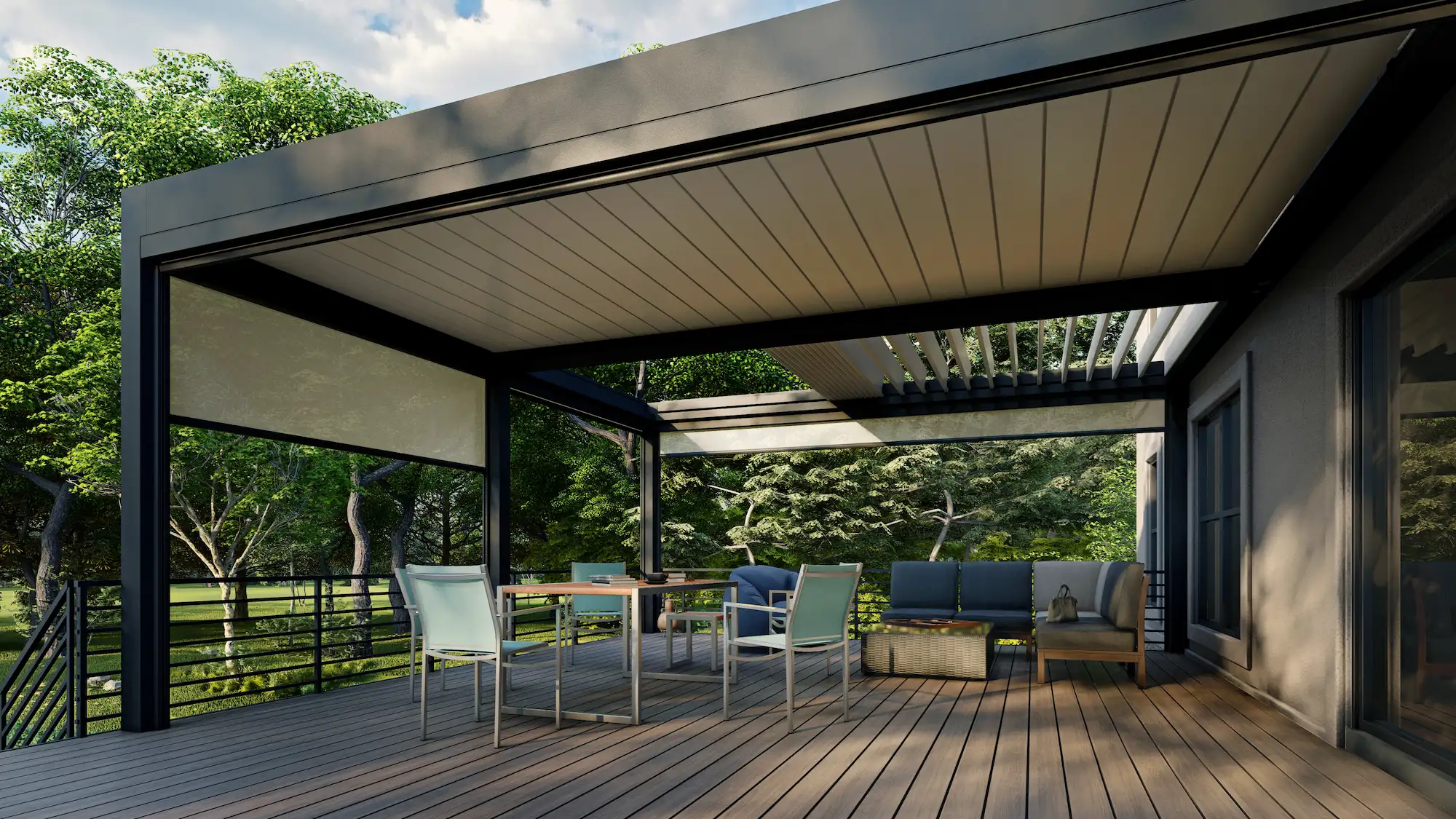 Beispiel für den Kauf eines Gartenzimmers bei EG Veranda